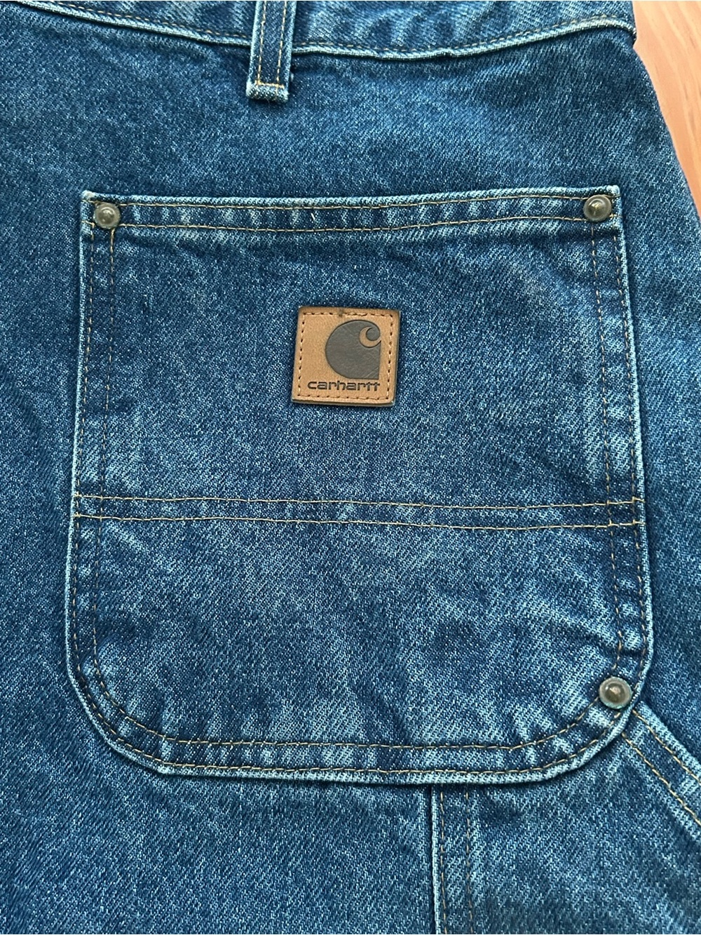 Carhartt Double Knee Logger Men’s Jeans B73 DST - Picture 7 of 10